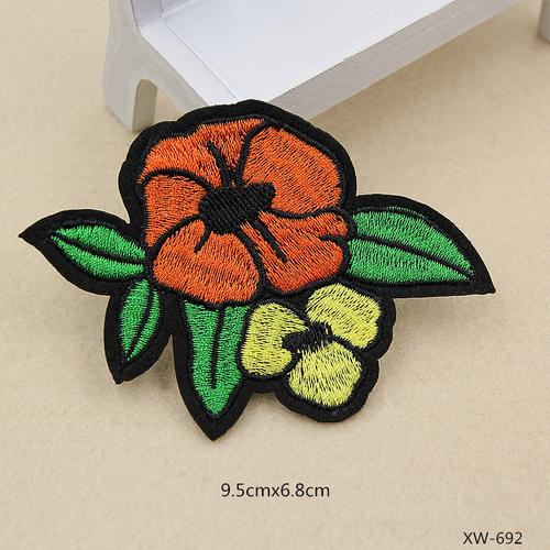 厂家直销电脑绣花刺绣布贴 服装鞋帽时尚搭配的外贸批发精品